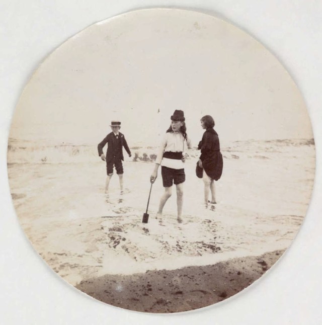 Seriously, Ma, you expect me to play at the beach in a suit? (Photo: National Media Museum)